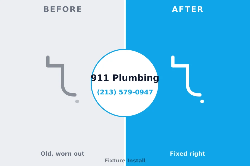 Before and after: plumbing company Lincoln, NE